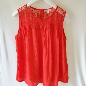 John Paul Richard Lace Detail Top